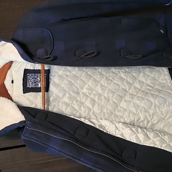 Hurley ladies military style quilted jacket sz large - Picture 3 of 8